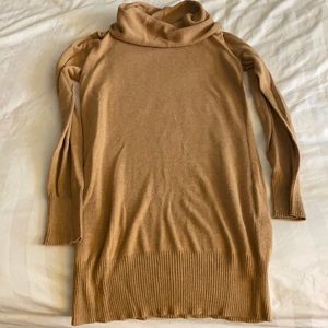 Classy Turtleneck Sweater Tunic, Size M